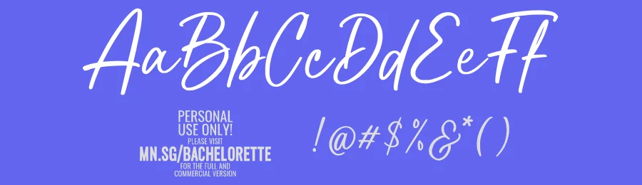 Bachelorette by Måns Grebäck — Script Handwritten Font — thumbnail 3