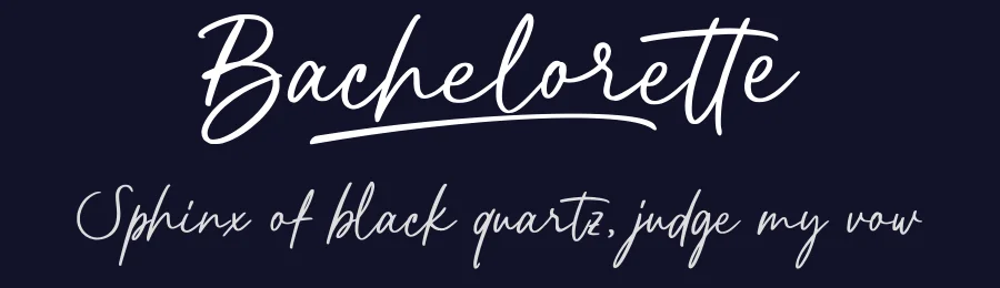 Bachelorette by Måns Grebäck — Script Handwritten Font — thumbnail 2
