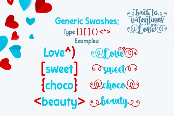 Back to Valentine Love Font by Jasm (7NTypes) — Script Handwritten Font — thumbnail 4