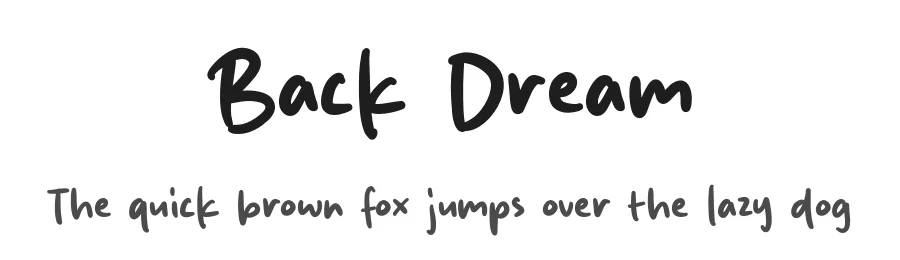 Back Dream