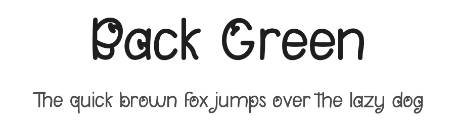 Back Green