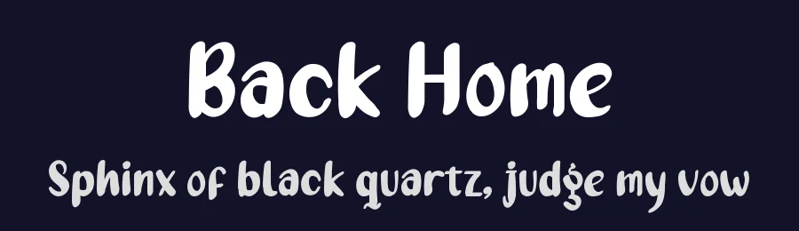 Back Home by twinletter — Script Handwritten Font — thumbnail 2