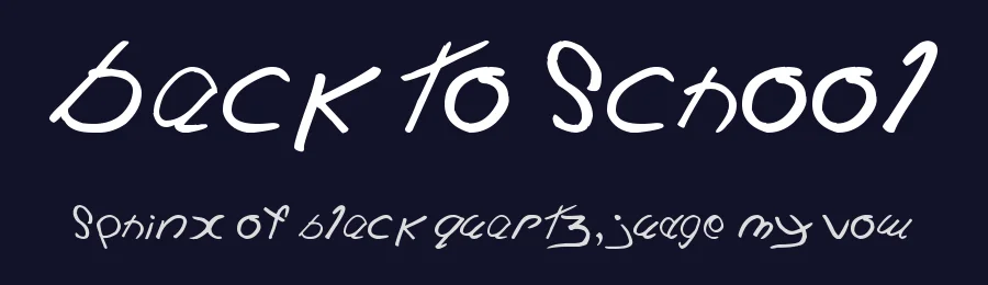 Back To School by JSH creates — Script Handwritten Font — thumbnail 2