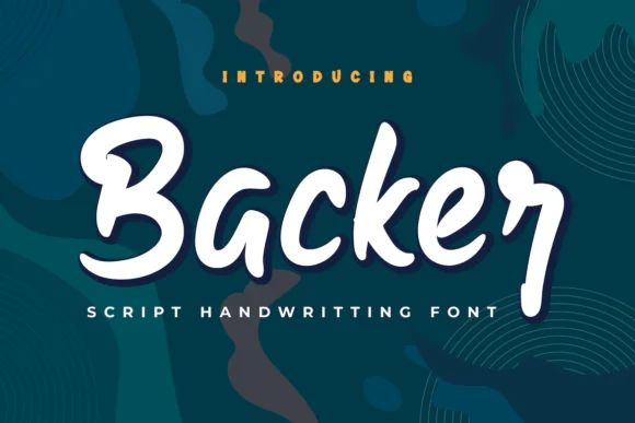 Backer Font by Productype — Script Handwritten Font