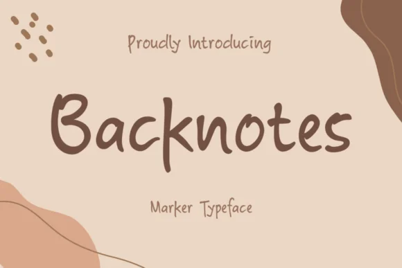 Backnotes Font by Kaisar Studio — Script Handwritten Font