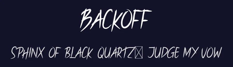 Backoff by Calligraphy Fonts — Script Handwritten Font — thumbnail 2