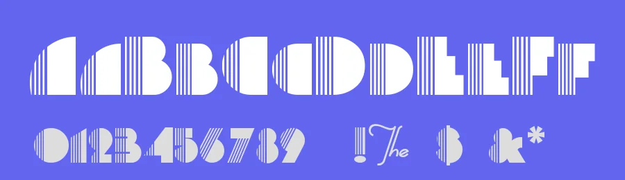Backstage-PassA by Nick's Fonts — Decorative Font — thumbnail 3