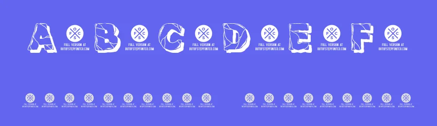 Backtrack by Out of Step Font Company — Decorative Font — thumbnail 3