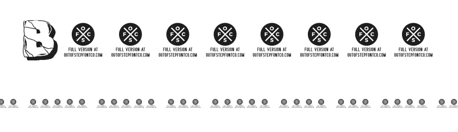 Backtrack by Out of Step Font Company — Decorative Font