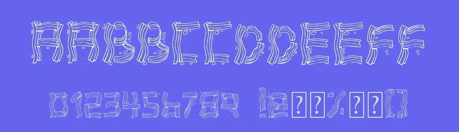 Bacon Bad by Bud White — Decorative Font — thumbnail 3