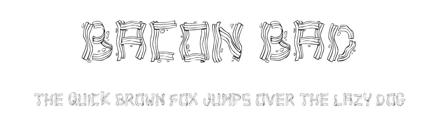 Bacon Bad by Bud White — Decorative Font