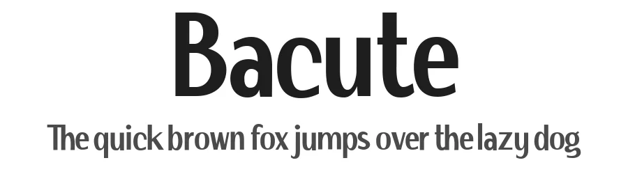 Bacute by Afkari Studio β Sans Serif Font