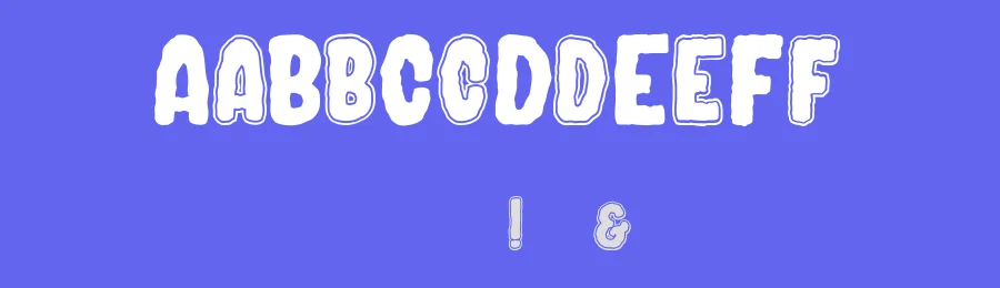 Bad Ghost by dcoxy - Greg Medina — Decorative Font — thumbnail 3