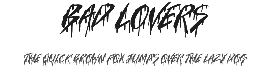 Bad Lovers by JSH creates — Decorative Font