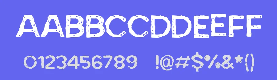 Bad Skizoff by Bumbayo Font Fabrik — Decorative Font — thumbnail 3