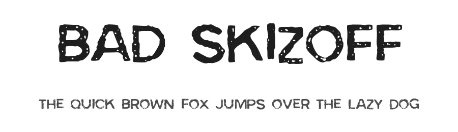 Bad Skizoff by Bumbayo Font Fabrik โ Decorative Font