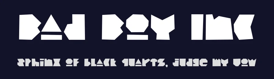 Bad Boy Inc by Alexa — Decorative Font — thumbnail 2