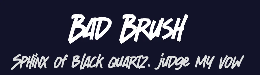 Bad Brush by Gassstype — Script Handwritten Font — thumbnail 2