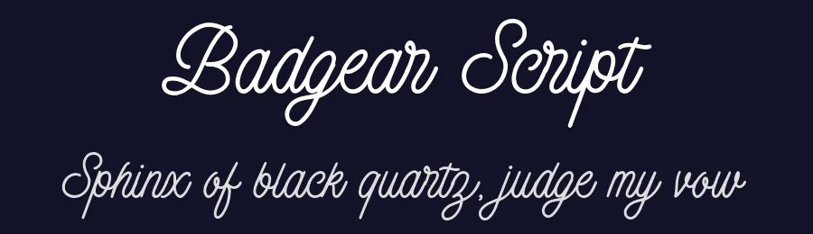 Badgear Script by Letterhend Studio — Script Handwritten Font — thumbnail 2