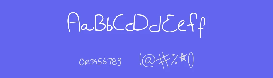 Bad handwriting by Ellen Landman — Script Handwritten Font — thumbnail 3