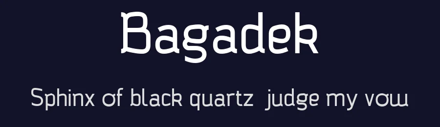 Bagadek by Benoît Sjöholm — Sans Serif Font — thumbnail 2