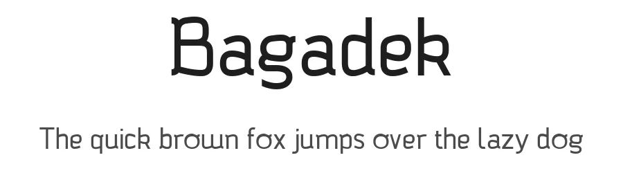 Bagadek by Benoît Sjöholm — Sans Serif Font