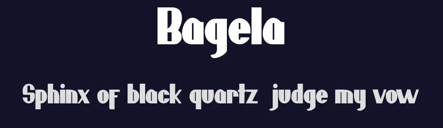 Bagela by Vunira Design — Sans Serif Font — thumbnail 2