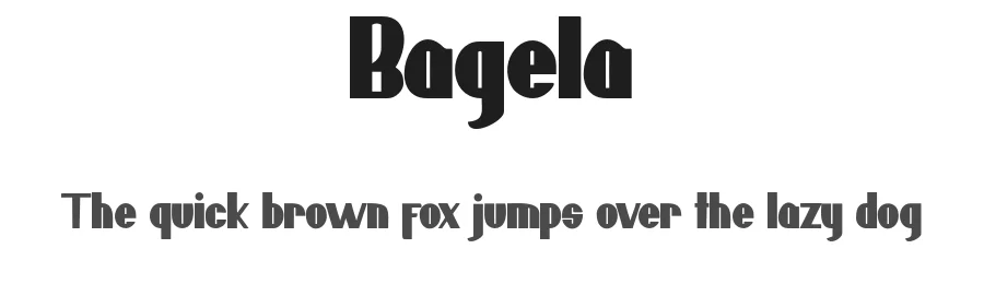 Bagela by Vunira Design — Sans Serif Font