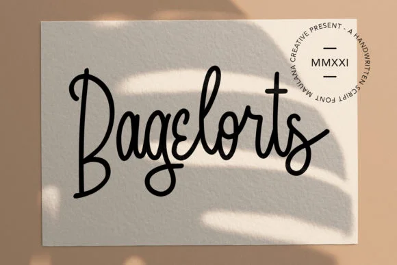 Bagelorts Font by Maulana Creative — Script Handwritten Font