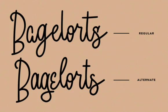 Bagelorts Font by Maulana Creative — Script Handwritten Font — thumbnail 2