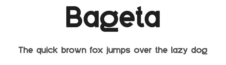 Bageta by Gilang Ternadho — Sans Serif Font