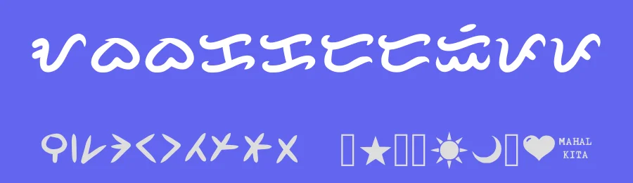 Bagwis Baybayin by EdeL — Dingbats Font — thumbnail 3