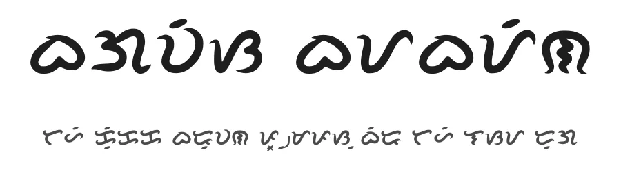 Bagwis Baybayin by EdeL — Dingbats Font