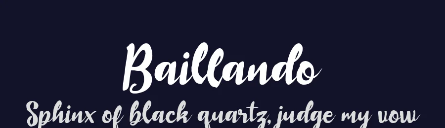 Baillando by Damarletter — Script Handwritten Font — thumbnail 2