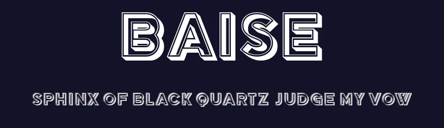 Baise by Vladimir Nikolic — Sans Serif Font — thumbnail 2
