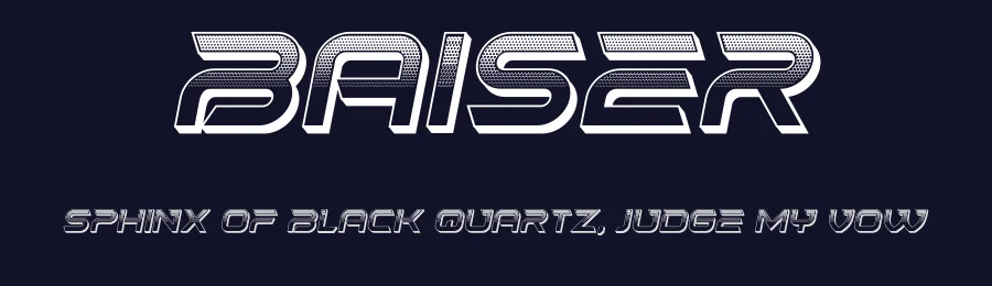 Baiser by Vladimir Nikolic — Display Font — thumbnail 2