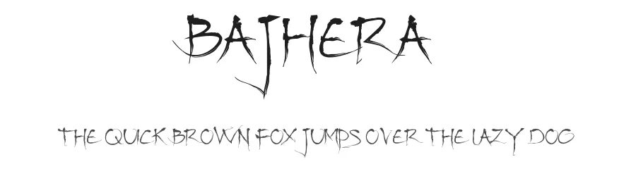 Bajhera by Rometheme Std — Decorative Font