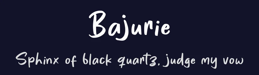 Bajurie by Khurasan — Script Handwritten Font — thumbnail 2