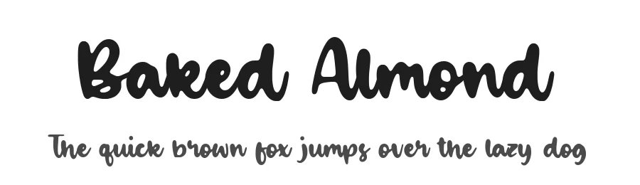 Baked Almond