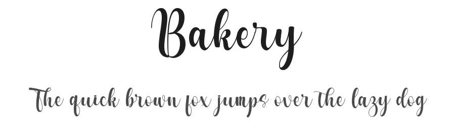 Bakery by Fadlilah Studio — Sans Serif Font