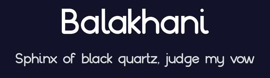 Balakhani by TAFT Foundry — Sans Serif Font — thumbnail 2