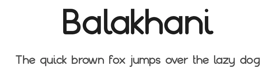 Balakhani by TAFT Foundry — Sans Serif Font