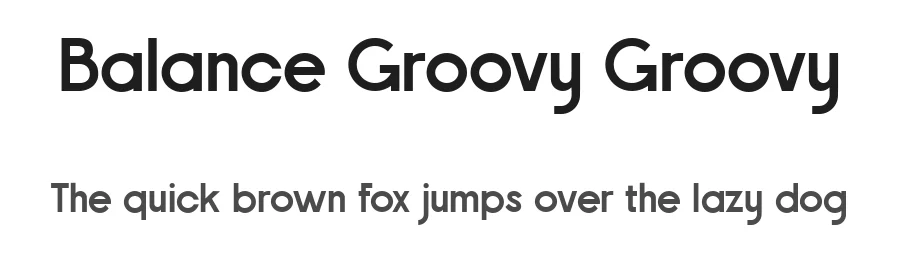 Balance Groovy Groovy