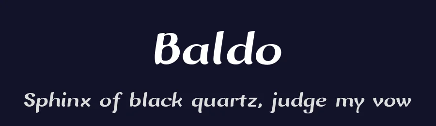 Baldo by Diego Olaya — Script Handwritten Font — thumbnail 2