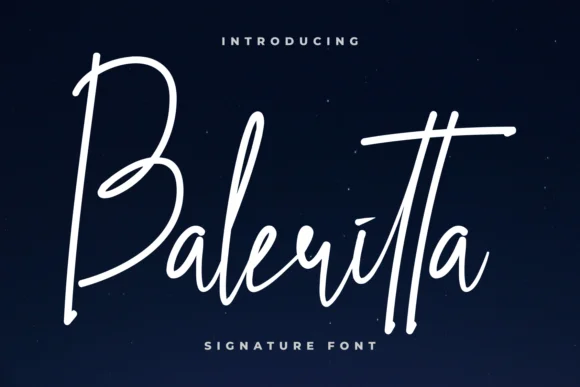 Baleritta Font by The Grateful Studio — Script Handwritten Font