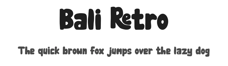 Bali Retro