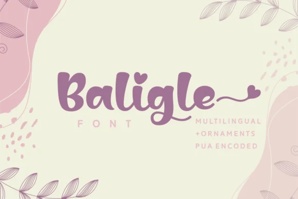 Baligle Font by Jasm (7NTypes) — Script Handwritten Font