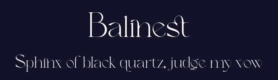 Balinest by Penatic Studio — Decorative Font — thumbnail 2