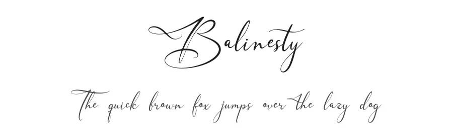 Balinesty by Denustudios — Script Handwritten Font