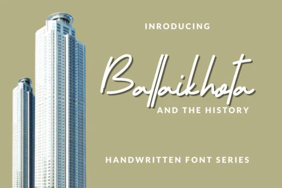 Ballaikhota Font by SharkStudio — Script Handwritten Font